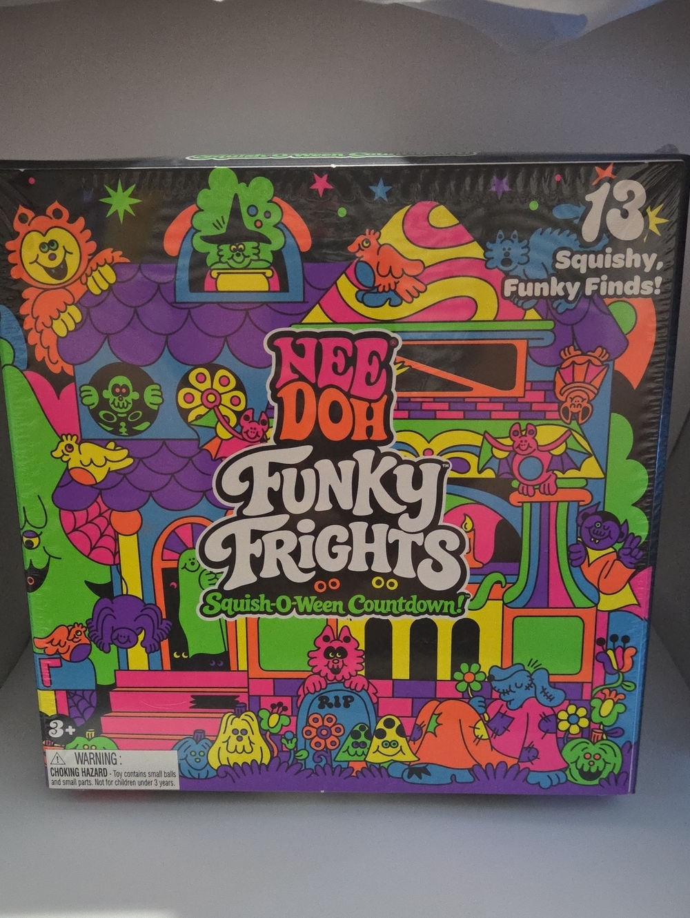 Nee Doh Funky Frights Squish-O-Ween Plush Set — Multicolor